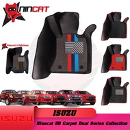 BLUECAT 5D Dual Series Isuzu DMax D-Max RA RC RG RT MUX MU-X UC RJ (2013-Present) Car Floor Mats / L