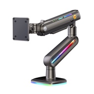 NB Ergonomic Monitor Arm for 32 to 60 inch Ultrawide Curved Screen, Heavy Duty RGB Gaming Monitor Ar