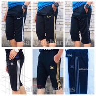 TRACKSUIT 3 SUKU short pant pendek seluar sukan track bottom suit  women men training