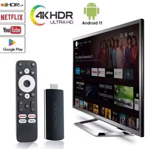 NEO TV Stick Android 11 TV Box Dual Wifi 1GB 8GB Support OTA 4K Google Assistant Media Player Wifi5 