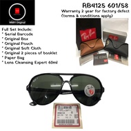 [RB4125 601/58] CATS 5000 | SUNGLASSES | KACAMATA | FASHION | EYEWEAR | EYEGLASSES | POLARIZED