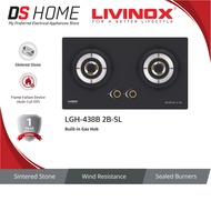 Livinox LGH-438B 2B-SL | LGH-438G 2B-SL 2 Burners Built In Sintered Stone Gas Cooker Hob