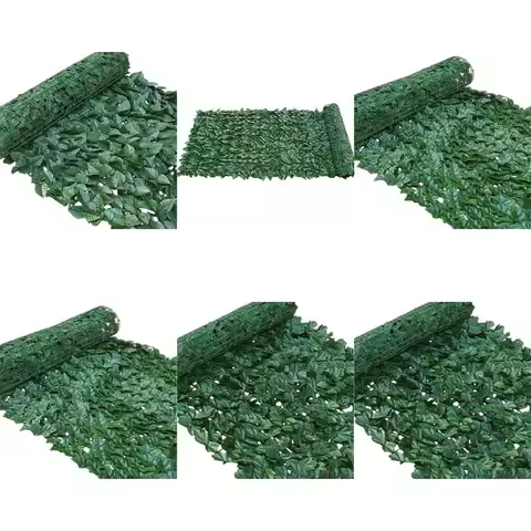 1PCS Artificial Ivy Privacy Fence Wall Screen Hedges Fence and Faux Ivy Vine Leaf Decoration for Out