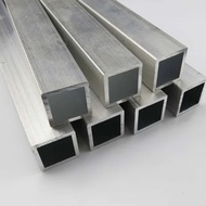 ALUMINUM SQUARE PIPE 50MM X 50MM X 2MM X LENGTH 25CM 250MM SQUARE HOLLOW ALUMINUM HOLOW ALUMINUM SQU