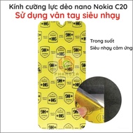 Nokia C20/C30 tempered film is transparent, super durable flexible nano, strength 9H+