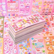 40/60/100 Pcs Stiker Motif Kartun Anak Natal Perempuan Kawaii Momo Saus Kartun Tangan Akun Stiker Se