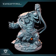 Orc Tracking Warcraft Warhammer War Chess Board Game 3D Printing White Model Puppetswar O5JW