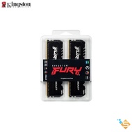 RAM PC Kingston Fury Kit 32GB (2x16) 16GB (2x8) 3200MHz DDR4 CL16 DIMM Beast RGB KF432C16BBAK2/16 - 