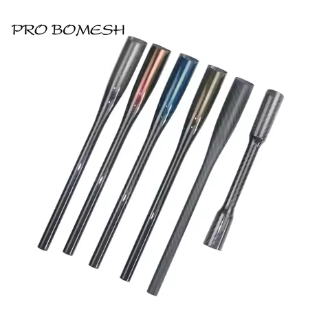 Pro Bomesh Taper Carbon Tube 33.4cm Grip 3K Woven Triangle Butt Rod Building Component Handle Rod Re