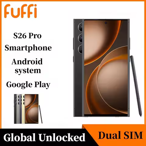 FUFFI S26 Pro Smartphone Android 6.8 inch Phone 8G RAM 512GB ROM Dual SIM Mobile phone Google Play S