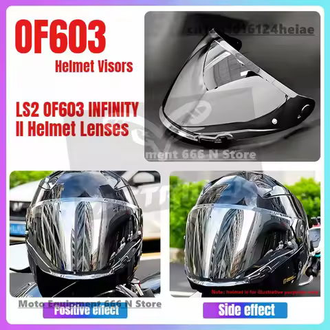 Of603 Helmet Lens,clear Lens,Green Visors,Anti Fog Sticker,Infinity II Replacement Accessories for L