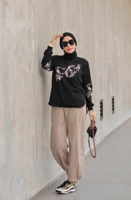 Mmaayra-Adiva By Rakestu-Setelan Kaos dan Celana Kulot