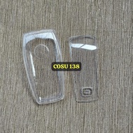 BEST Car Key Cover Mercedes Benz ES GLC Class E200 E400 etc - WHITE TRANSPARENT