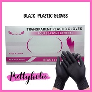 Nail Gloves Black Disposable 1pair only vinyl nitrile Blend Food Grade Tattoo glove