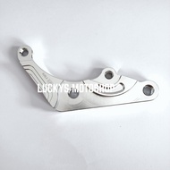 2 PISTON CALIPER BRACKET BUTTERFLY MODEL FOR DISC UK 220MM 260MM 300MM FIZR, JUPITER Z BURHAN, NUOVO