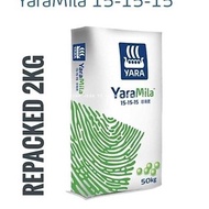 (Repacked 2KG) YaraMila 15-15-15 Fertilizer For Faster Growth