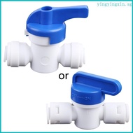 YIN Fit 1 4 OD Tube Tap Shut   for Valve POM Quick Fitting Connector For Aquarium RO Water Filter Re