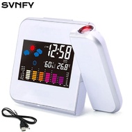 SVNFY Projection Alarm Clock Clock Projector Projector Clock For Bedroom Projection Clocks For Bedro
