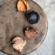 迷你棒球手套 手工植鞣革 鑰匙圈 掛飾 吊飾 療癒小物 棒球周邊