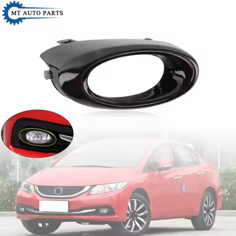 MTAP For HONDA CIVIC 2014 2015 FB6 Front Bumper Fog Light Garnish Fog Lamp Cover OEM:71117-TR3-A51 7
