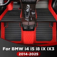 RHD For BMW i4 i5 i8 iX iX3  Custom Car Floor Mats Automobile Carpet Cover Interior Details Accessor