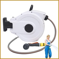 Retractable Garden Hose Automatic Rewind Hose Reel Heavy Duty Retracting Outdoor Hose Car Wash Equip