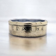 加拿大 1 元硬幣戒指 2012，加拿大 1 元硬幣戒指，加拿大男士戒指