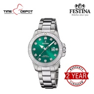 Festina F20503/7 Analog Silver Stainless Steel Strap Watch For Women