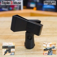 HOLDER CLAMP MIC MICROPHONE JEPIT CAPIT UNTUK MIC WIRELESS DI STAND