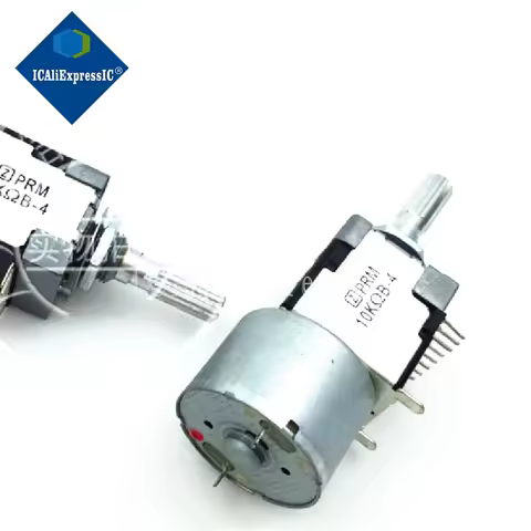 1pcs/lot Z domestic single row of 8 feet with motor double potentiometer B10K 10KB-4 [WHE1615] handl