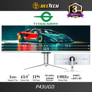 TITAN ARMY P43UGD 43 inch IPS Ultrawide 32:9 120Hz 1ms Gaming Monitor