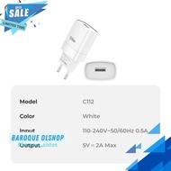 OLIKE C112 CHARGER ADAPTER USB 10W 5V-2A SAFE CHARGING ADAPTER HEAD 5V 2A BEST QUALITY