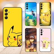 Pikachu Pokemon black border Samsung A34 5G phone case