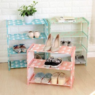 4-Tier Patterned and Plain Shoe Rack 4-Tier Shoe Rack 4-Tier Shoe Rack