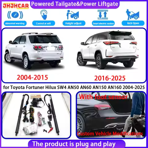 for Toyota Fortuner Hilux SW4 AN50 AN60 AN150 AN160 2004-2025 OEM Smart Electric Powered Tailgate Po