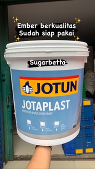 Tong Emas JOTUN 25kg Sablon Pusat Wadah Air + Tutup - Alat Pembersih Serbaguna