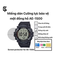 Tempered glass sticker to protect watch face for all types AE-1500