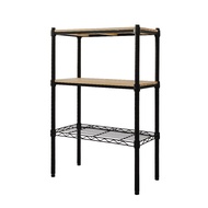 [特價]【dayneeds】松木60x30x90公分三層烤黑收納層架