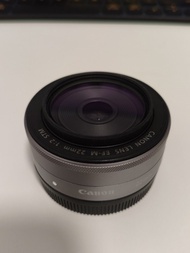 Canon EF-M 22mm f/2 STM 鏡頭連HOYA保護鏡 EFM