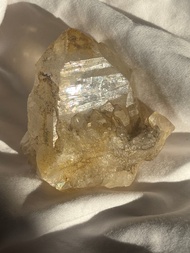 西藏 黃金 喜馬拉雅 城堡型水晶 彩虹 白水晶簇 浮生 天然