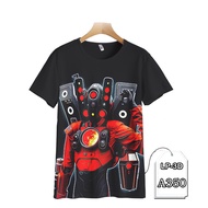 SKIBIDI TOILET VS CAMERAMAN Shirt 3D Game Kids and Adults T-ShirtTITAN LP3D-A350 Fashion