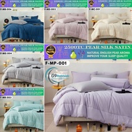 G9 2500Tc Premium Cadar Sejuk 4in1 | No Comforter | Cooling & Smooth Silk Bedsheet | Bedding | 冰丝床单