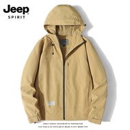 Jeep tinh thần áo khoác Jacket ngoài trời thoáng khí chống gió chống nước leo núi Cắm Trại Áo khoác 
