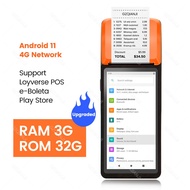 เครื่องพิมพ์ใบเสร็จความร้อน PDA บลูทูธ58มม. เครื่อง Pos แบบมือถือกล้องอุปกรณ์แบบพกพา NFC Mobile