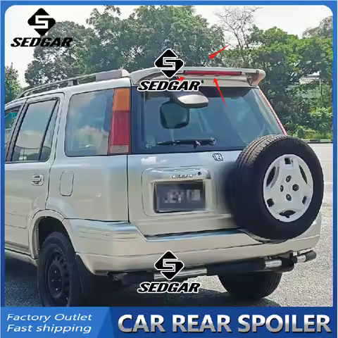 For 1996 97 98 99 00 01 02 03 04 05 2006 Honda CRV C-RV Red or White LED Rear Spoiler Lip Brake Ligh