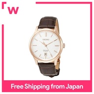 SEIKO Watch PRESAGE Mechanical White dial Dual curved sapphire glass See-through back SARY142 Men's Brown