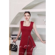 2-Piece Set Free Size Shirt + Bell-Bottom Pants Nano Bouncy Fabric Stretchable No Need To Iron Simpl