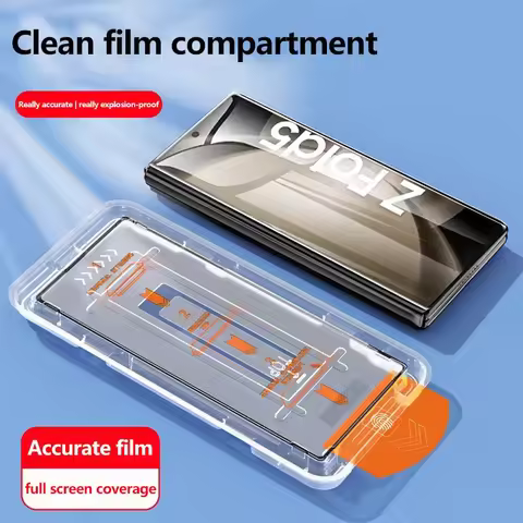 2PCS 9H HD Tempered Glass Protector for Samsung Galaxy Z Fold 7 6 5G 5 4 3 2 Screen Protector Easy I