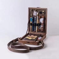 Writers Messenger Wood Box Writers Messenger Wood Box Briefcase Writing Storage Box Creative