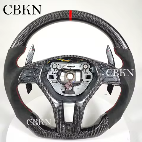 Real Carbon Steering Wheel Fit For W205 W204 W212 W463 C63 S63 CLS63 E63 2010~2018